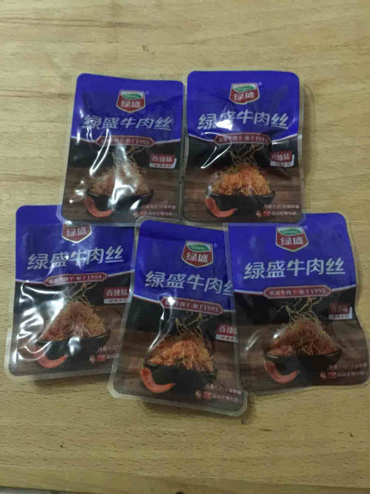 绿盛牛肉丝40g休闲网红零食小吃香辣味烧烤味办公室独立零食小包装牛肉熟食办公室独立包装即食小吃 40g牛肉丝*1怎么样，好用吗，口碑，心得，评价，试用报告,第3张