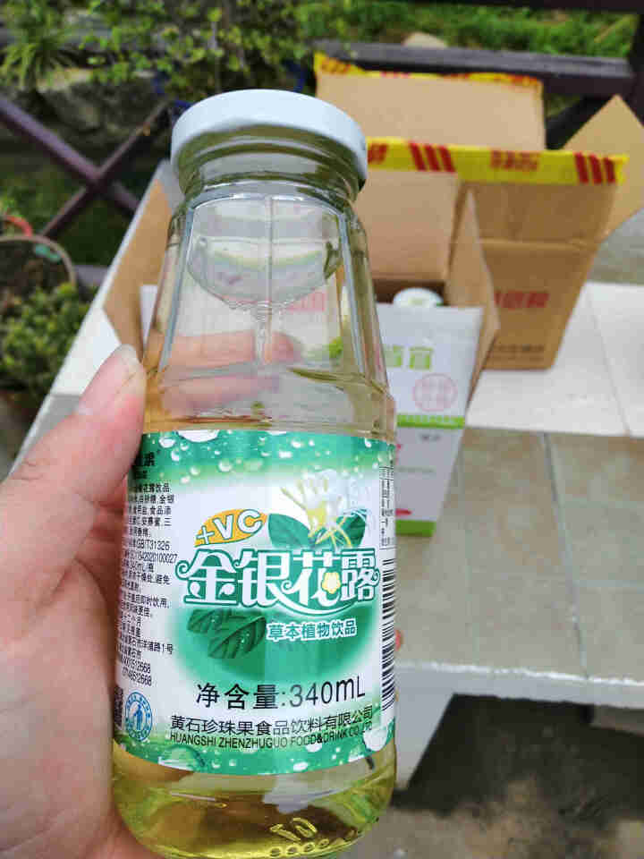 [黄石馆]珍珠果金银花露340ml*12玻璃瓶整箱成人儿童 维c植物饮品怎么样，好用吗，口碑，心得，评价，试用报告,第3张