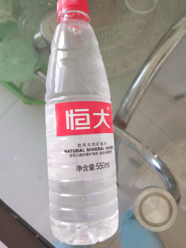 【整箱买一送一】恒大 天然矿泉水饮用水瓶装水非纯净水 550ml*1瓶（样品不售卖）怎么样，好用吗，口碑，心得，评价，试用报告,第4张