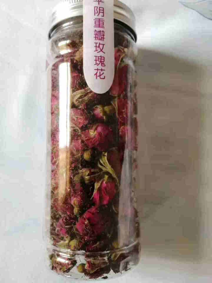 诺上花玫瑰花茶平阴重瓣红玫瑰花蕾茶怎么样，好用吗，口碑，心得，评价，试用报告,第3张