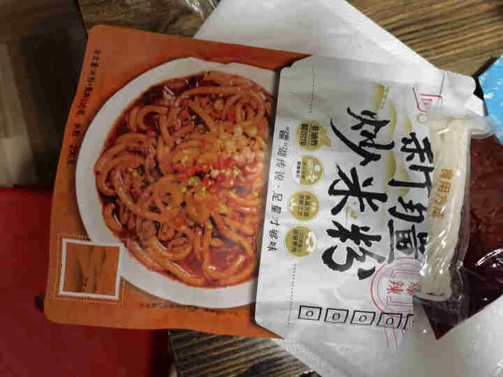 【5袋】阿宽新疆炒米粉335*5袋 新疆特色小吃干拌粗米线粉条速食冲泡即食粉条 带酱料 爆辣 335g*1袋怎么样，好用吗，口碑，心得，评价，试用报告,第2张