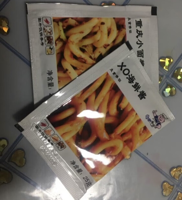 小肥拌饭25g*20袋XO海鲜酱重庆小面酱拌面酱料包小包装香辣麻辣味袋装 25g重庆小面+XO海鲜酱各一袋怎么样，好用吗，口碑，心得，评价，试用报告,第3张