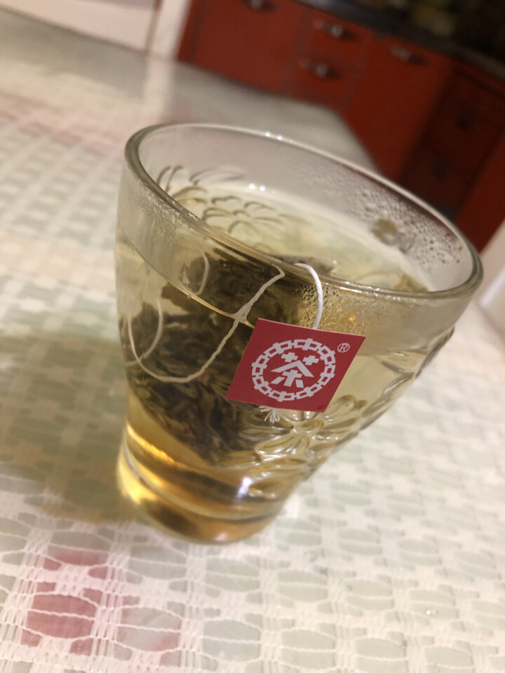 中粮集团中茶清茶茉莉花茶清新茶叶袋泡花草茶10包一盒20g 深红色怎么样，好用吗，口碑，心得，评价，试用报告,第4张