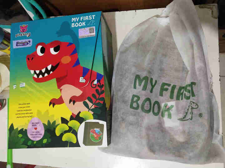 PinkFong碰碰狐早教益智婴儿玩具myfirstbook恐龙宝宝布书 恐龙版褐色怎么样，好用吗，口碑，心得，评价，试用报告,第2张