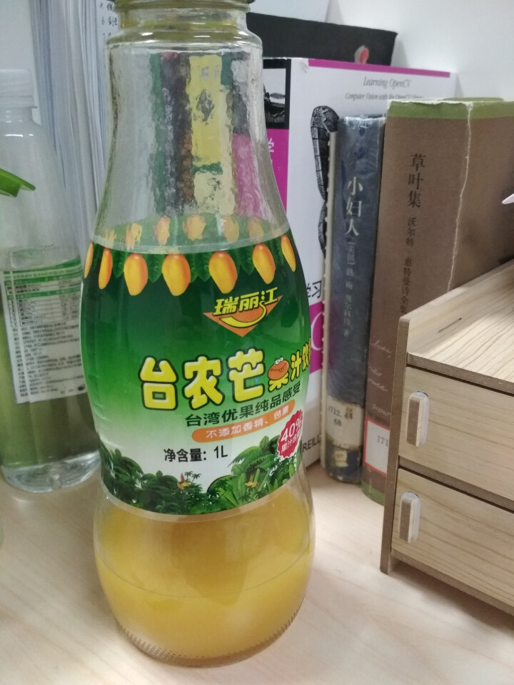 【云南馆】瑞丽江台农芒果汁饮料云南特产瓶装1L怎么样，好用吗，口碑，心得，评价，试用报告,第4张