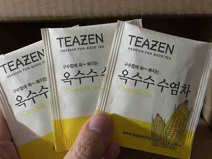 TEAZEN韩国进口玉米须茶代用茶 独立小包装茶包泡茶300克 茶包1.5g*200袋玉米须茶 试用装，单拍不发货怎么样，好用吗，口碑，心得，评价，试用报告,第2张