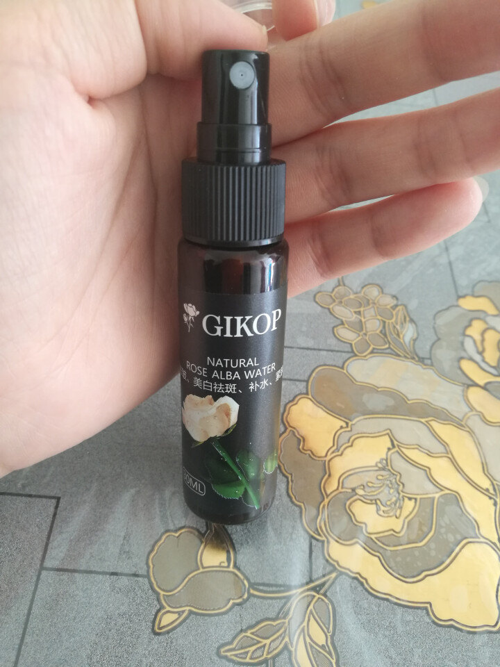 GIKOP保加利亚有机白玫瑰纯露爽肤水喷雾 补水保湿 焕白控油 滋润营养 紧致毛孔男女适用 白玫瑰30ML怎么样，好用吗，口碑，心得，评价，试用报告,第4张