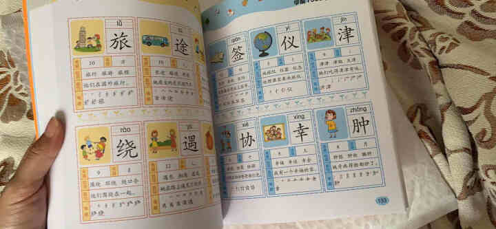 识字大王 幼儿启蒙早教书学前识字1500字儿童认字书看图识字3,第4张