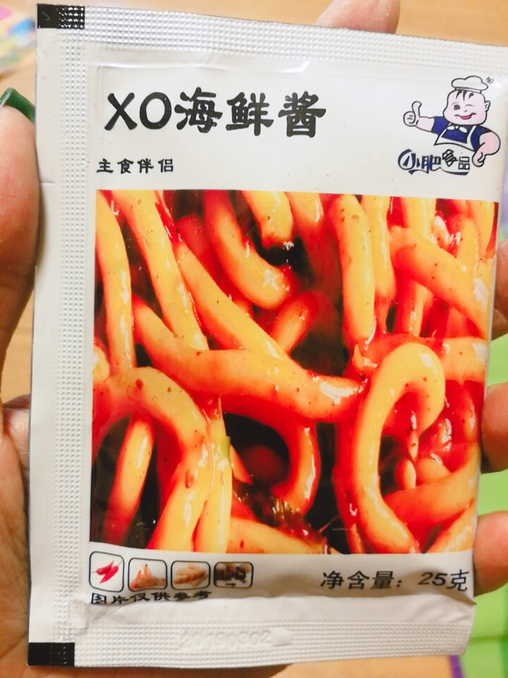 小肥拌饭25g*20袋XO海鲜酱重庆小面酱拌面酱料包小包装香辣麻辣味袋装 25g重庆小面+XO海鲜酱各一袋怎么样，好用吗，口碑，心得，评价，试用报告,第2张