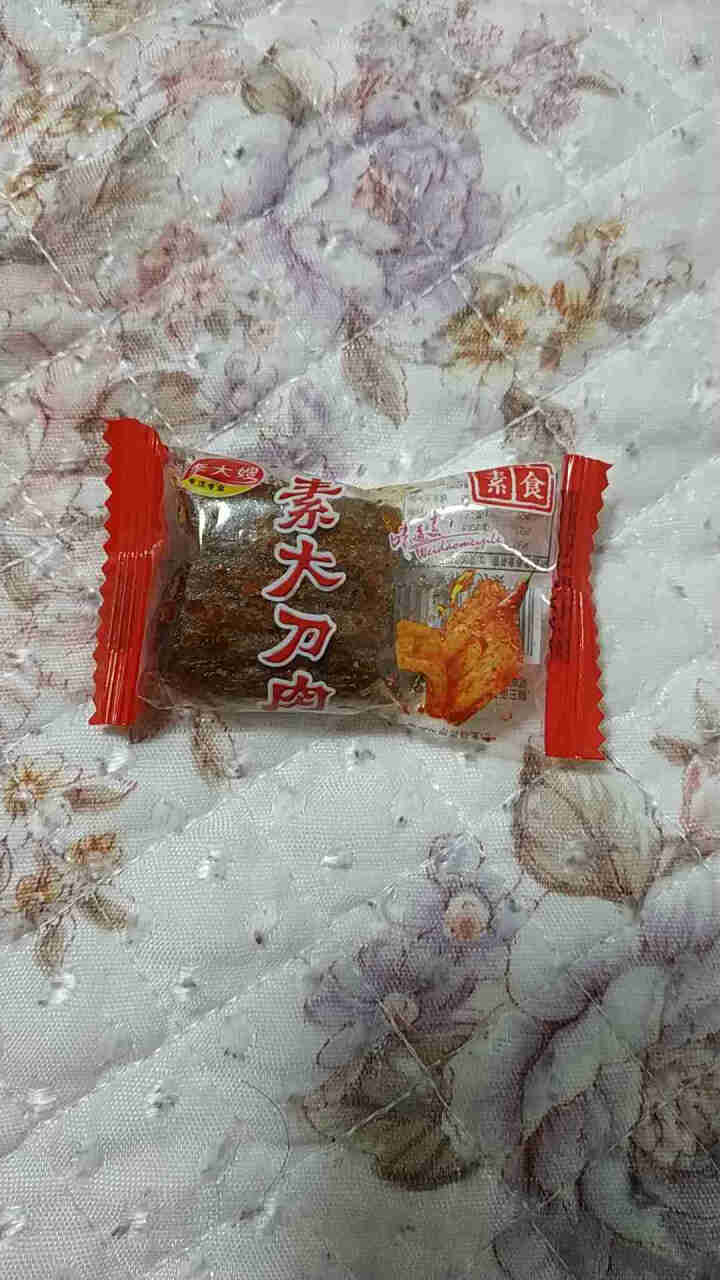 素大刀肉辣条麻辣面筋食品儿时怀旧素零食小吃湖南特色食品 尝鲜装(15颗)怎么样，好用吗，口碑，心得，评价，试用报告,第3张