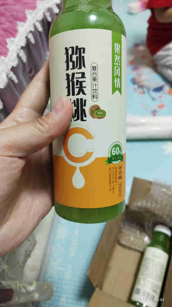 果然风情猕猴桃复合果汁饮料奇异果果汁饮料猕猴桃C350ml*15瓶整箱装 350ml*2瓶怎么样，好用吗，口碑，心得，评价，试用报告,第4张