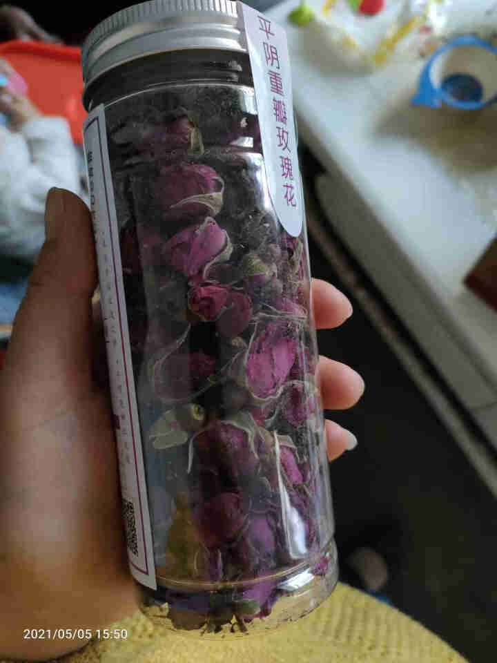 诺上花玫瑰花茶平阴重瓣红玫瑰花蕾茶怎么样，好用吗，口碑，心得，评价，试用报告,第4张