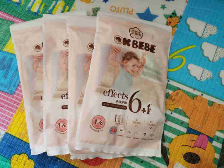 OKBEBE（朵蕾蜜）柔洁旗下okbebe婴儿尿不湿 拉拉裤试用装XL1*2片加送2片（共4片）怎么样，好用吗，口碑，心得，评价，试用报告,第2张