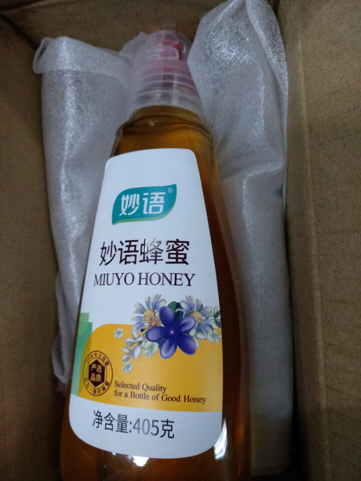 妙语（MiuYo）纯净天然农家自产土取蜂蜜 405g*1瓶怎么样，好用吗，口碑，心得，评价，试用报告,第2张