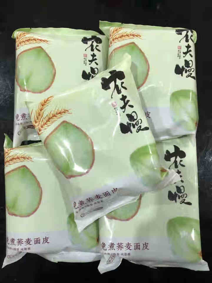 农夫慢 荞麦面皮免煮凉皮0脂肪荞麦面即食办公室宿舍健身代餐高饱腹主食非油炸拌面方便面速食红油面皮 100g*5袋【红油麻辣】怎么样，好用吗，口碑，心得，评价，试,第2张