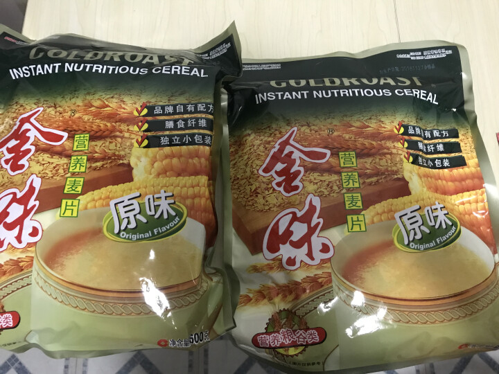 【汕头馆】金味麦片原味1.5kg家庭装谷物即食燕麦 成人学生营养早餐冲饮怎么样，好用吗，口碑，心得，评价，试用报告,第2张