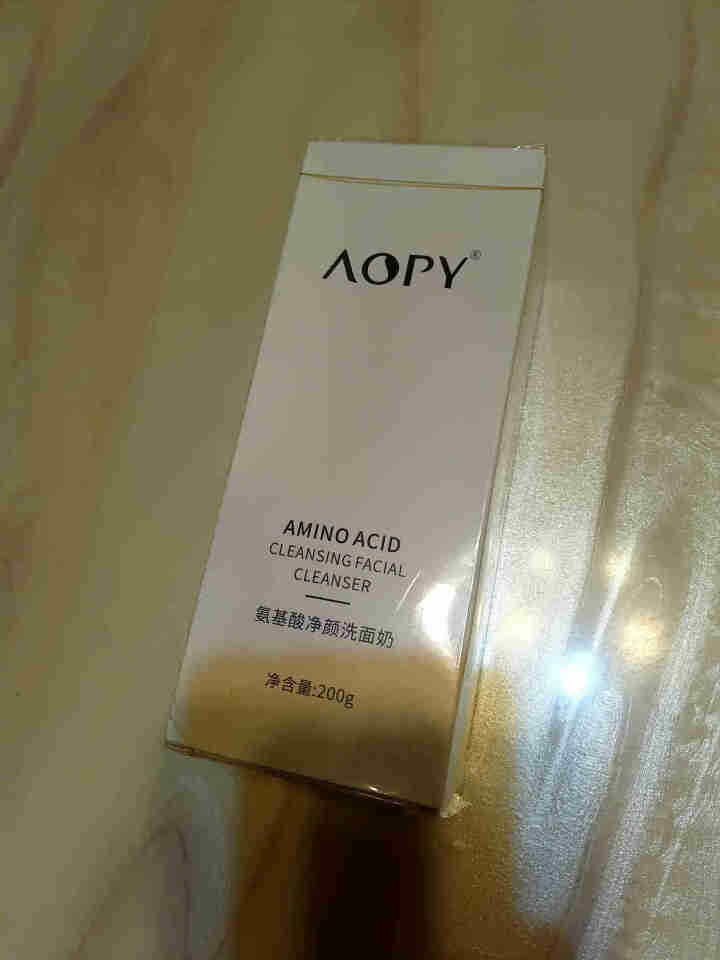 AOPY 氨基酸净颜洗面奶女男士洁面乳（清洁毛孔 补水保湿 清爽控油）护肤洗面奶 200g 氨基酸净颜洗面奶200g怎么样，好用吗，口碑，心得，评价，试用报告,第2张