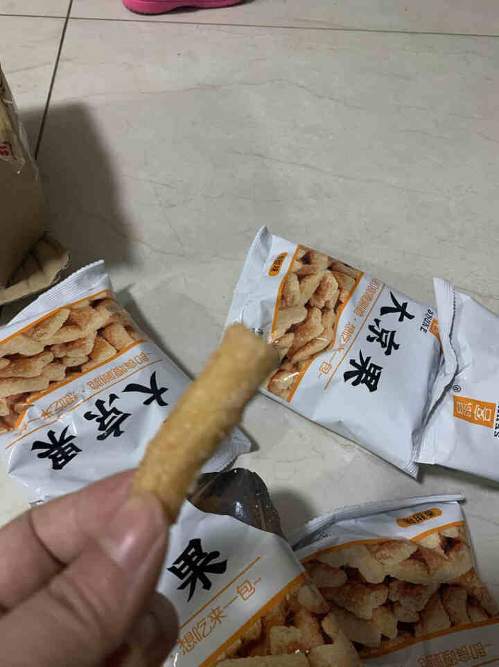 鼠客嘎嘣脆怀旧小零食山药煎饼脆片大京果蜜汁小麻花猫耳酥60g装 大京果【香甜味五包】怎么样，好用吗，口碑，心得，评价，试用报告,第4张