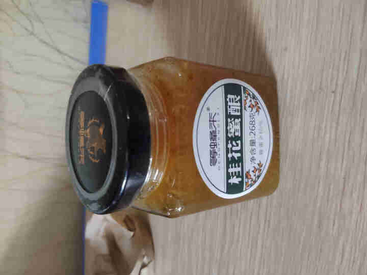 等蜂来 桂花蜜酿果酱268g 韩国风味桂花蜜炼酱茶饮品 制作汤圆糕点蜜汁莲藕甜酱调味品怎么样，好用吗，口碑，心得，评价，试用报告,第3张