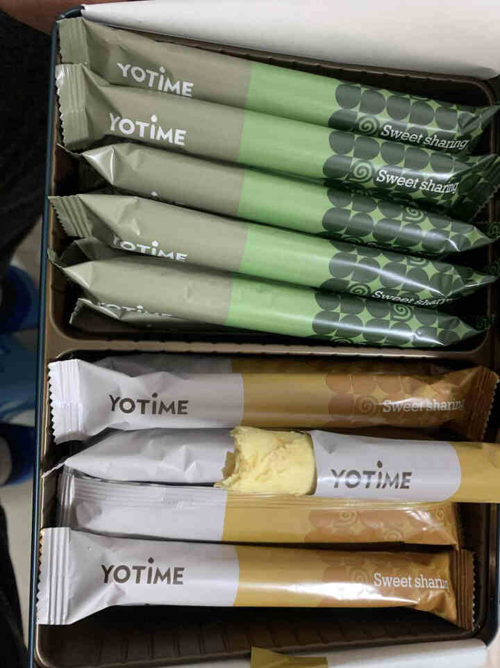 YOTIME 蛋卷礼盒饼干零食小吃 抹茶可可鸡蛋卷酥蛋黄卷 休闲食品下午茶点心零食大礼包 苏酥蛋卷礼盒（原味+抹茶）怎么样，好用吗，口碑，心得，评价，试用报告,第4张