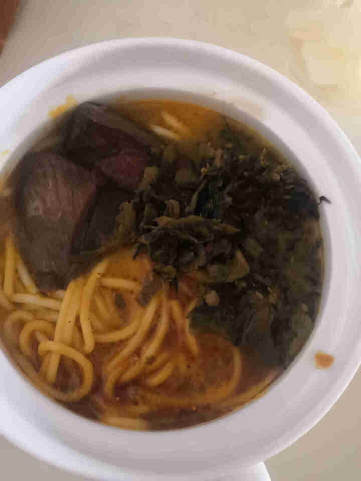 和府捞面 酸辣牛肉汤面 牛腱肉方便速食面和府捞面非油炸早餐面懒人餐 单份装260g怎么样，好用吗，口碑，心得，评价，试用报告,第3张