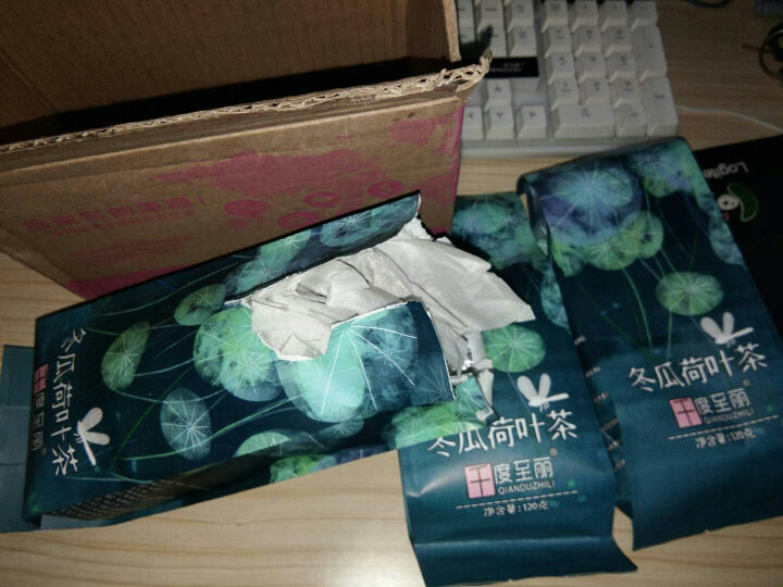 《千度至丽》冬瓜荷叶茶 冬瓜茶 荷叶茶 120克 买1袋发3袋包邮怎么样，好用吗，口碑，心得，评价，试用报告,第2张