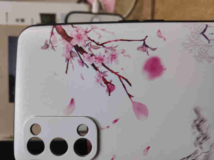 汉牌 realme真我X7手机壳Q2Pro保护套 全包镜头 防摔硅胶磨砂个性潮男女款卡通软壳 水墨桃花 realme真我X7怎么样，好用吗，口碑，心得，评价，试,第3张