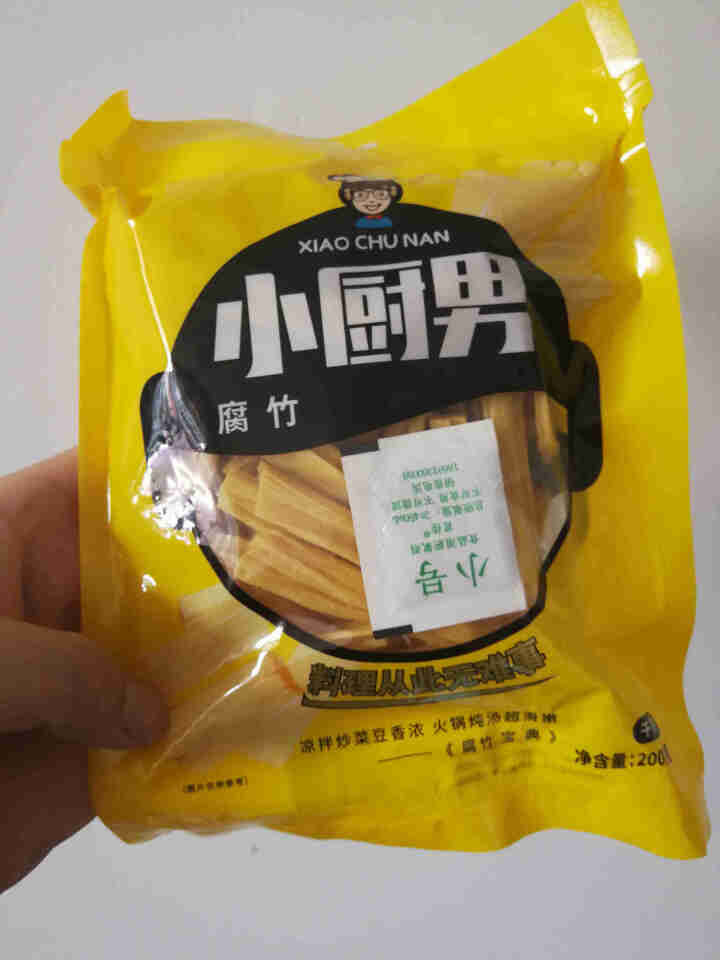 【顺丰发货】小厨男 腐竹200g油豆皮腐竹段腐皮非发酵黄豆制品火锅凉拌 腐竹200g 1怎么样，好用吗，口碑，心得，评价，试用报告,第2张