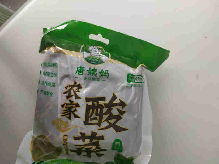 唐姨妈养心酸菜500g贵州特产无盐酸菜泡菜开胃菜凉拌老坛酸菜 养心菜酸菜500g*1袋怎么样，好用吗，口碑，心得，评价，试用报告,第4张