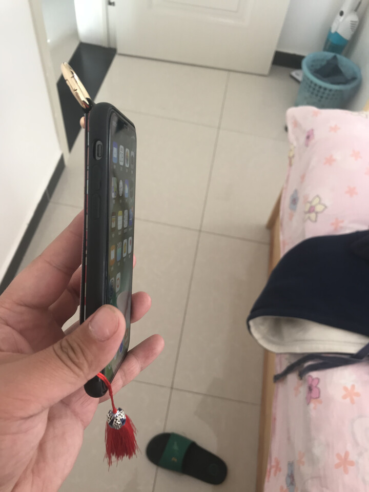 MEKS iPhone x中国风手机壳xr布纹xsMax腕带支架6苹果7/8plus全包防摔硅胶软壳 万事皆顺 iPhoneX怎么样，好用吗，口碑，心得，评价，,第3张