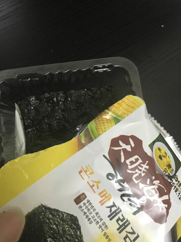 韩国进口 天晓海女海苔 火鸡味海苔脆片儿童即食休闲零食12g 玉米款4g*3包(黄色)怎么样，好用吗，口碑，心得，评价，试用报告,第3张