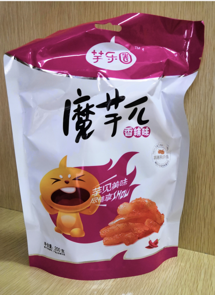 治铮 魔芋爽 素毛肚 办公室网红休闲零食辣条200g（10g*20袋）麻辣 香辣食品 香辣味怎么样，好用吗，口碑，心得，评价，试用报告,第2张