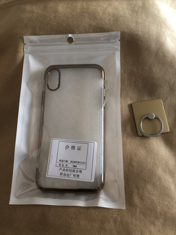 梵旗（FanQi） 苹果X/XR电镀硅胶软壳/防摔外壳 适用于苹果iPhoneXs Max手机保护套 （5.8英寸）苹果X/XS 香槟金怎么样，好用吗，口碑，心,第2张