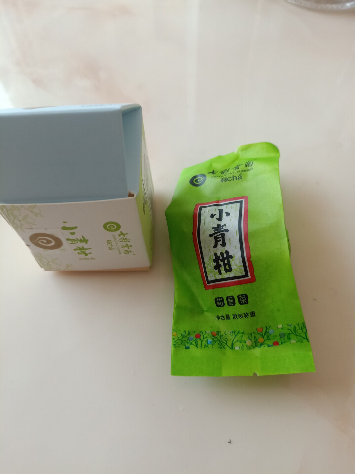 七彩云南茶叶普洱茶熟茶小青柑新会陈皮青柑普洱非生茶 粒柑见影系列 私享纸盒装10g怎么样，好用吗，口碑，心得，评价，试用报告,第4张