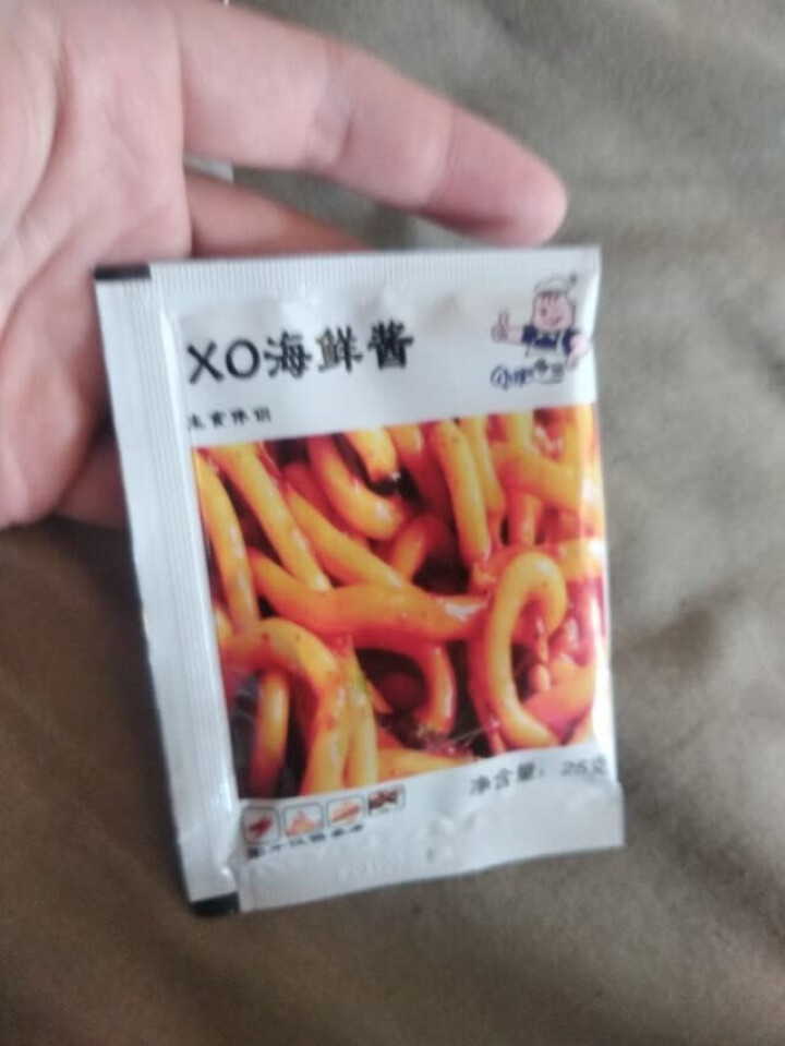 小肥拌饭25g*20袋XO海鲜酱重庆小面酱拌面酱料包小包装香辣麻辣味袋装 25g重庆小面+XO海鲜酱各一袋怎么样，好用吗，口碑，心得，评价，试用报告,第2张