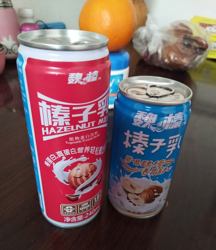 魏榛榛子乳植物蛋白饮料 醇香240ml*1+柔香180ml*1试用装怎么样，好用吗，口碑，心得，评价，试用报告,第2张