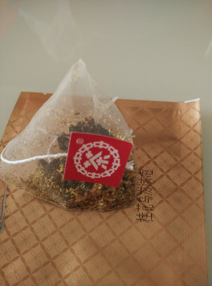 中茶清茶桂花乌龙茶清香茶叶袋泡花草茶10包一盒25g 桂花乌龙试用装1袋(单拍不发货)怎么样，好用吗，口碑，心得，评价，试用报告,第4张