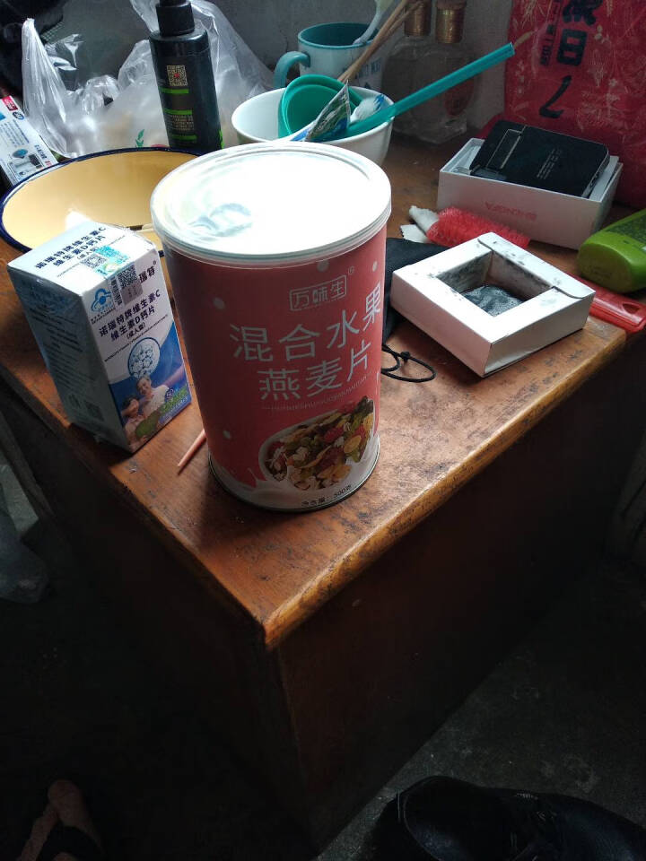 万味生坚果燕麦片500g/罐 即食冲饮谷物脱脂早餐食品水果麦片 混合水果燕麦片怎么样，好用吗，口碑，心得，评价，试用报告,第4张