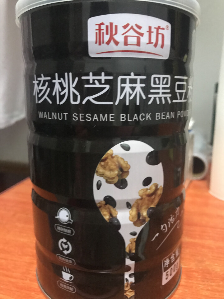 【买一送一】秋谷坊 芝麻核桃黑豆粉500g 烘焙 熟粉 五谷杂粮  禅食代餐粉怎么样，好用吗，口碑，心得，评价，试用报告,第4张