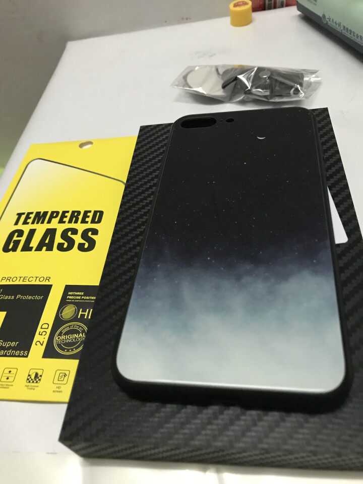 德米克 新款苹果X手机壳iPhone Xs Max保护外壳全包玻璃软壳 黑色星空 iphoneXs max怎么样，好用吗，口碑，心得，评价，试用报告,第2张