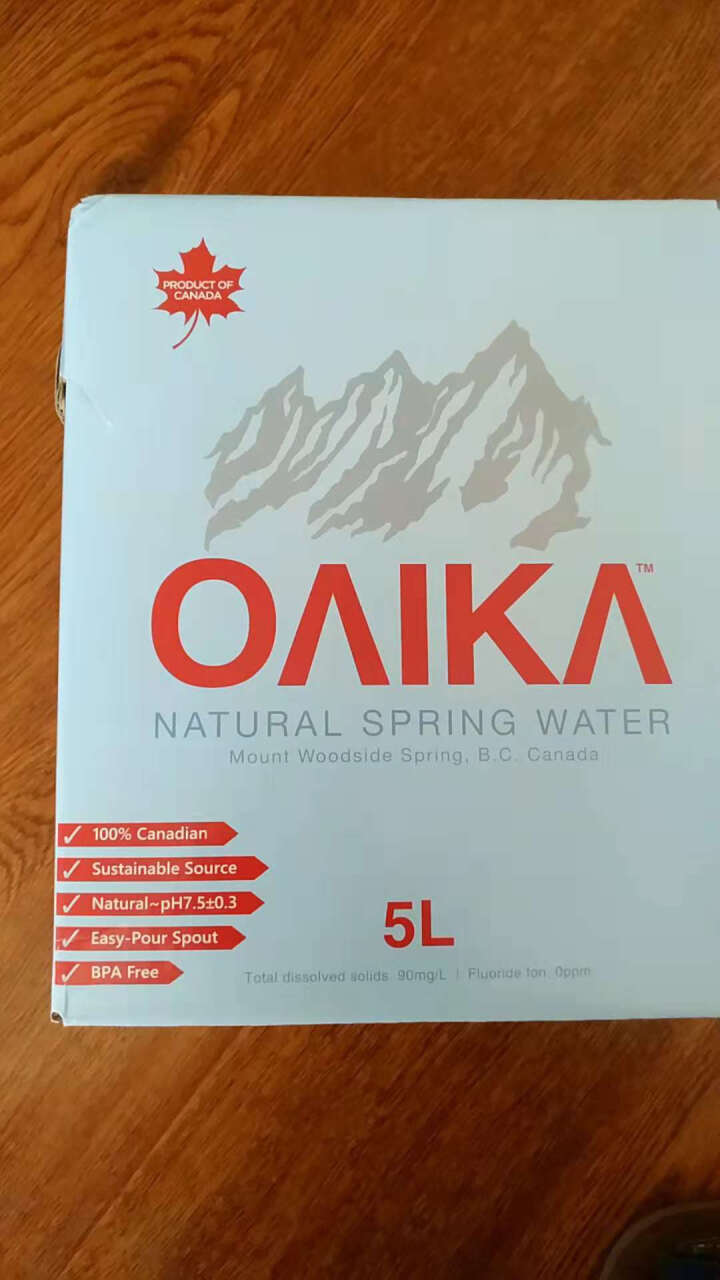 加拿大原装进口班芙OAIKA天然饮用水5L（家庭装饮用山泉水） 5L怎么样，好用吗，口碑，心得，评价，试用报告,第2张