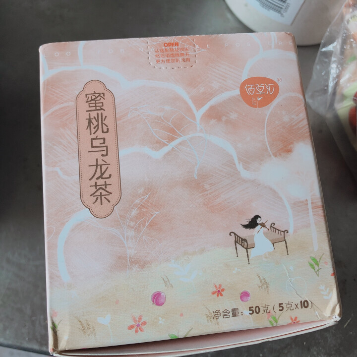 佰草汇 蜜桃乌龙茶水果茶包白蜜桃乌龙茶叶组合茶袋可搭菊花茶枸杞养生茶50g(5g*10包)怎么样，好用吗，口碑，心得，评价，试用报告,第2张