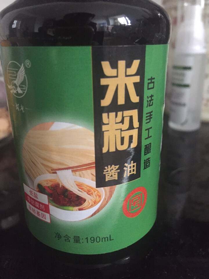 雄鹰米粉生抽酱油190ml早餐拌粉拌面酱油调味调料天然晒制古法手工酿造酱油不含防腐剂零添加怎么样，好用吗，口碑，心得，评价，试用报告,第4张