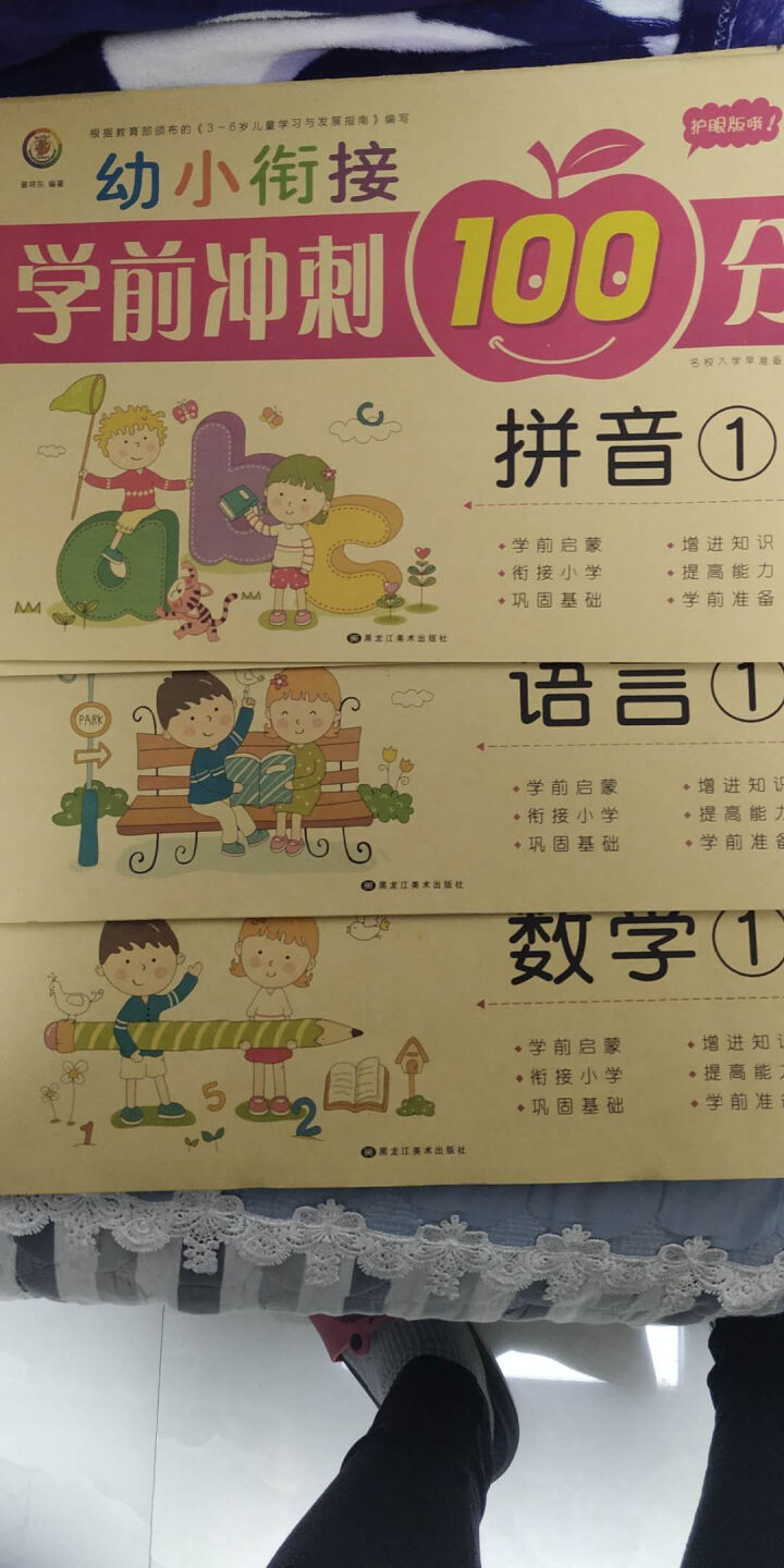 学前班测试卷 幼小衔接学前冲刺100分 幼儿园大班升一年级拼音数学教材3,第3张