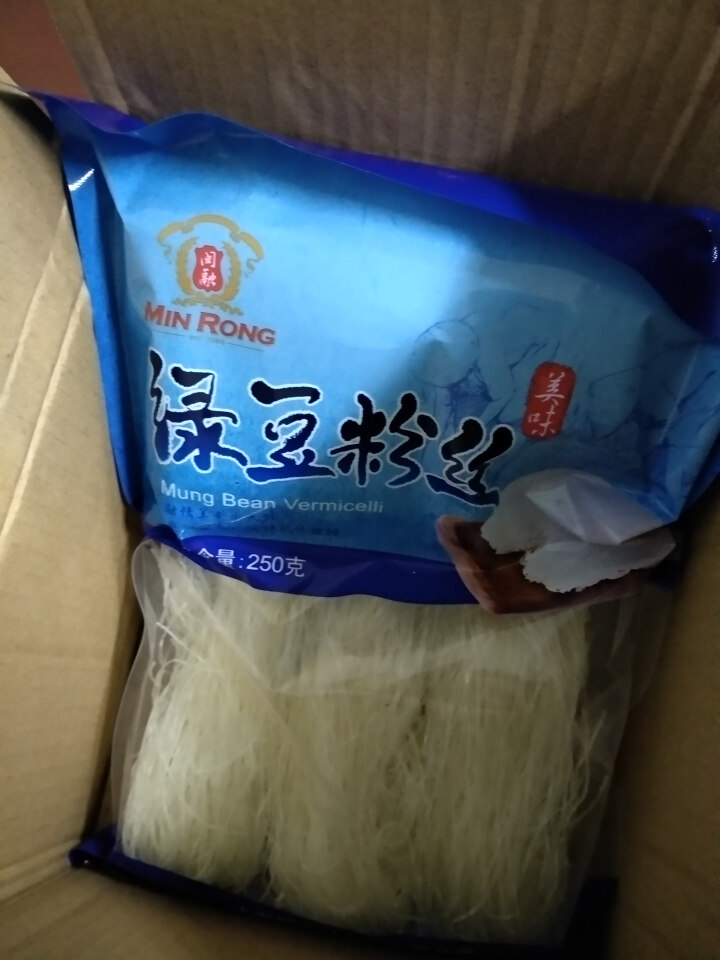 新闽融绿豆粉丝250g袋装方便速食花甲扇贝蒜蓉细粉条怎么样，好用吗，口碑，心得，评价，试用报告,第2张