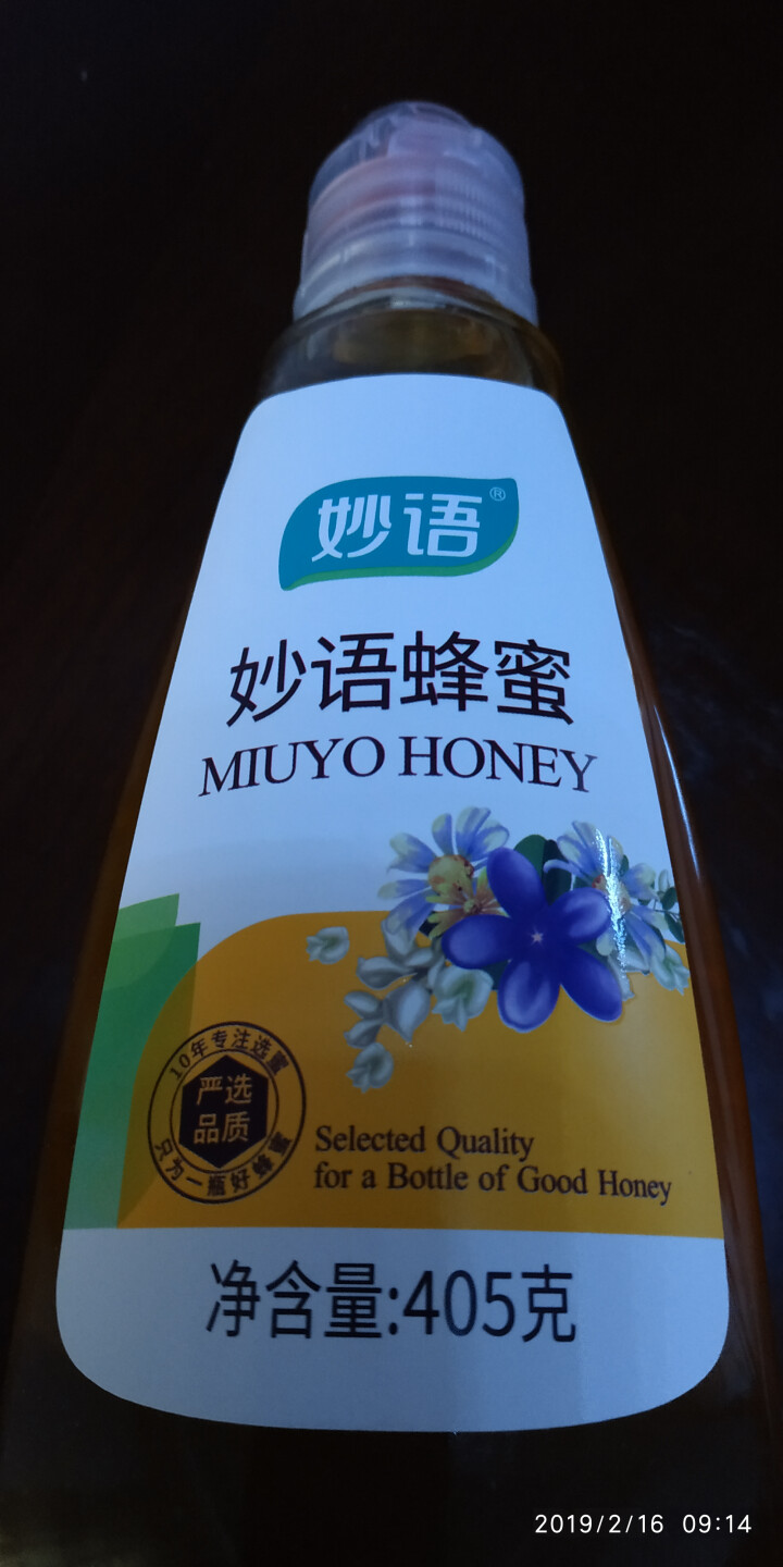 妙语（MiuYo）纯净天然农家自产土取蜂蜜 405g*1瓶怎么样，好用吗，口碑，心得，评价，试用报告,第2张