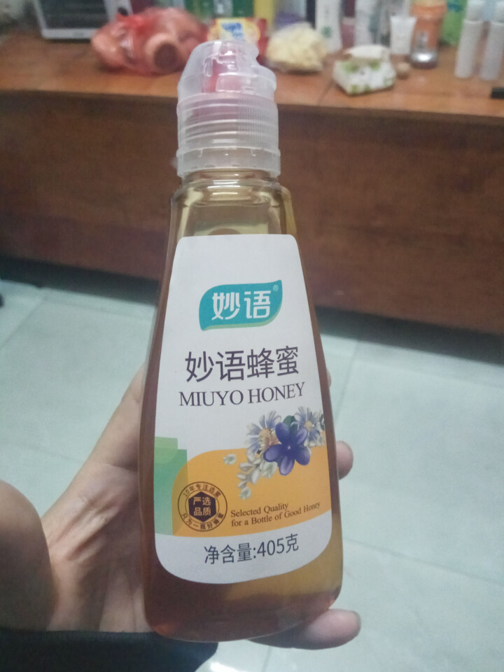 妙语（MiuYo）纯净天然农家自产土取蜂蜜 405g*1瓶怎么样，好用吗，口碑，心得，评价，试用报告,第2张