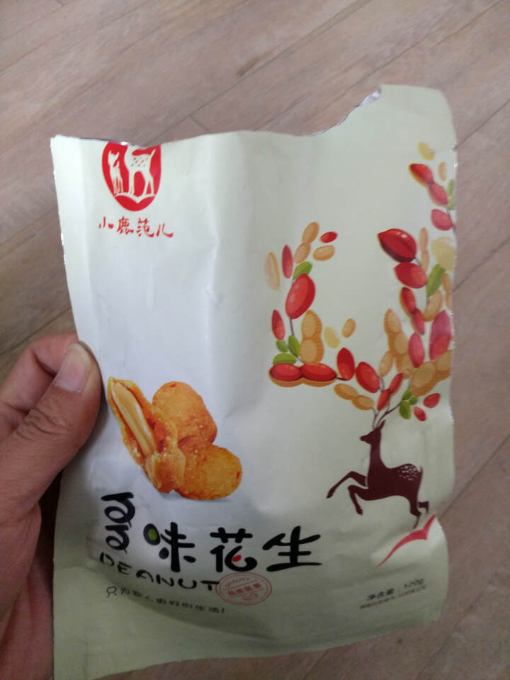 【小鹿范儿】坚果炒货 多味花生 干果 休闲零食 花生小吃  下酒菜 120G 多味花生怎么样，好用吗，口碑，心得，评价，试用报告,第2张