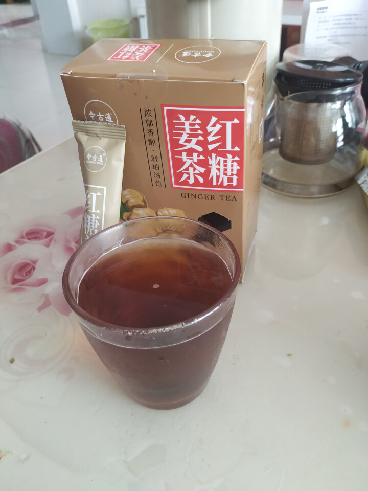 今古通 红糖姜茶 大姨妈茶 姜糖月经可搭配驱寒暖宫红糖速溶姜母茶老姜汤生姜水姜汁 15支装 180g怎么样，好用吗，口碑，心得，评价，试用报告,第4张