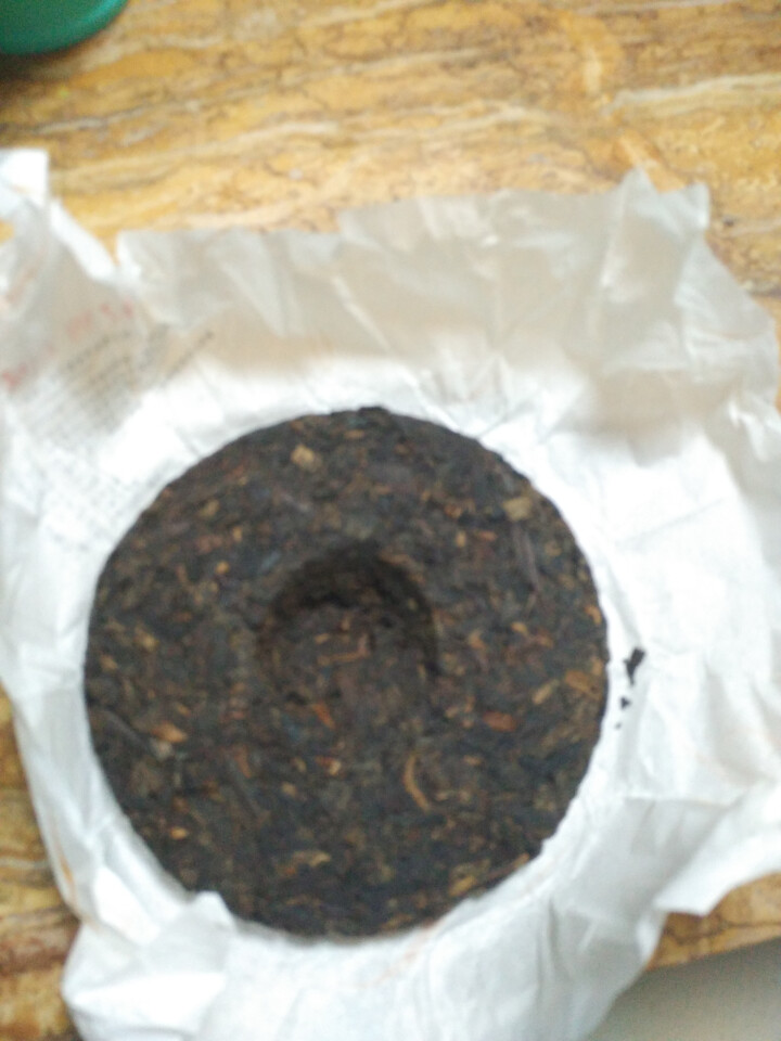 官家有茶 云南普洱茶 熟茶 勐海陈年老茶 饼茶100g 古树茶 宫廷金芽 醇香 茶叶怎么样，好用吗，口碑，心得，评价，试用报告,第4张